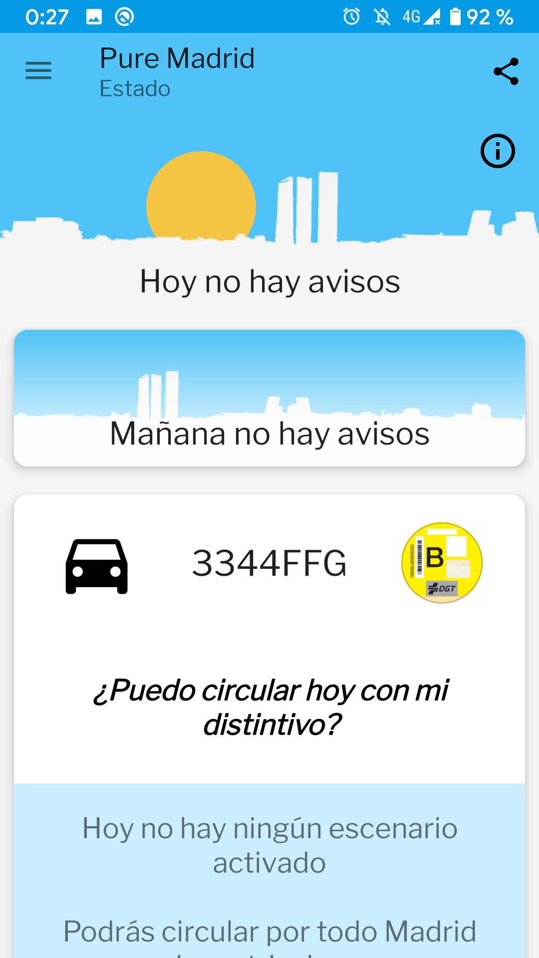 Estado de la contaminación